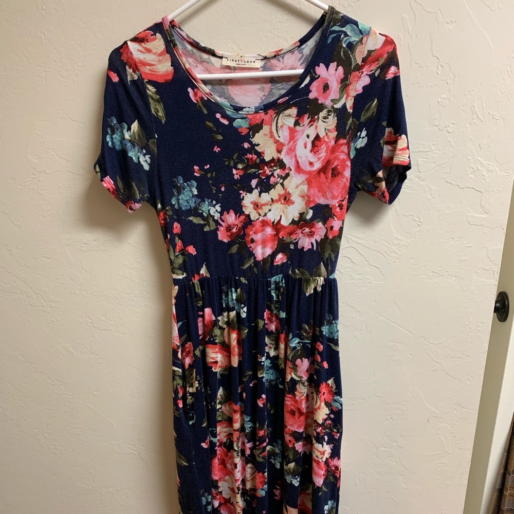 Women’s floral dress.